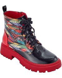 Ninety Union - Freeway Lug Sole Combat Boot - Lyst