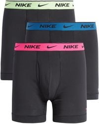 Nike - Dri-fit Essential Assorted 3-pack Stretch Cotton Boxer Briefs - Lyst