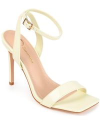 Journee Collection - Ankle Strap Stiletto Sandals - Lyst