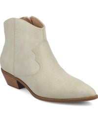 Journee Collection - Taliah Western Ankle Boot - Lyst