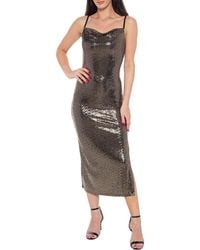 Bebe - Sequin Gown - Lyst