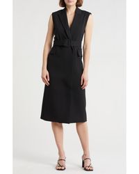 Ted Baker - Blazer Belted Midi Dress - Lyst