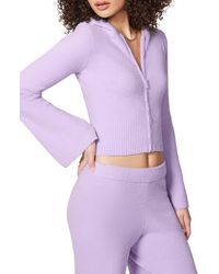 Florence By Mills - Cozy Crop Zip Sweater Hoodie - Lyst