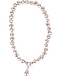 Saachi - Shell Pearl Collar Necklace - Lyst
