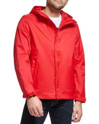 Tommy Hilfiger - Hooded Rain Slicker Jacket - Lyst