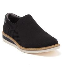 Me Too - Knit Slip-On Wedge Sneakers - Lyst