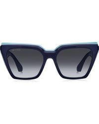 Etro - 55Mm Cat Eye Sunglasses - Lyst