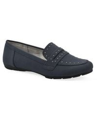 White Mountain - Giada Stud Driving Loafer - Lyst