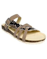 David Tate - Warm Strappy Slide Sandal - Lyst