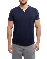 Xray Jeans - Split Neck T-Shirt - Lyst