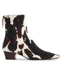 Madewell - The Lexie Genuine Calf Hair Bootie - Lyst