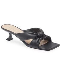 Stuart Weitzman - Playa 50 Knot Kitten Heel Sandal - Lyst
