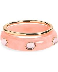 Leith - 2-Pack Resin & Metal Bangle Bracelets - Lyst