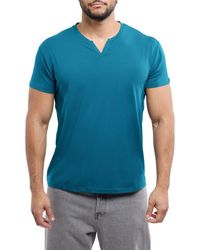 Xray Jeans - Split Neck T-Shirt - Lyst