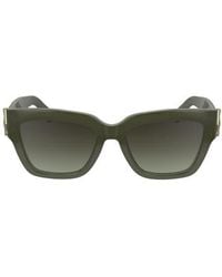Longchamp - 53Mm Gradient Modified Rectangular Sunglasses - Lyst