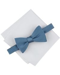 Original Penguin - Textured Satin Bow Tie & Pocket Square Set - Lyst