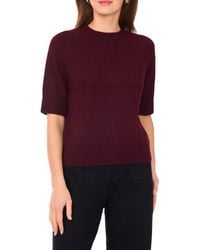 Vince Camuto - Crewneck Short Sleeve Sweater - Lyst