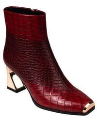 Ninety Union - Lima Croc Embossed Boot - Lyst
