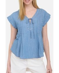 Blu Pepper - Pleated Top - Lyst
