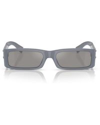 Dolce & Gabbana - 55Mm Polarized Rectangular Sunglasses - Lyst
