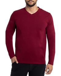 Xray Jeans - V-Neck Long Sleeve T-Shirt - Lyst