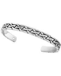 Effy - Sterling Woven Cuff Bracelet - Lyst