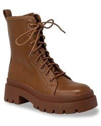In Touch Footwear - Virgo Lugged Combat Boot - Lyst