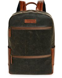 Johnston & Murphy - Antique Leather Backpack - Lyst