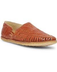 toms cognac leather huarache sandal