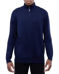 Xray Jeans - Mock Neck Full Zip Sweater - Lyst