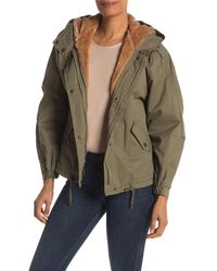 lucky brand missy hooded puffer jacket
