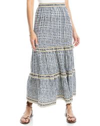 Max Studio - Ruffle Tiered Midi Skirt - Lyst