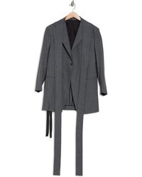 Unravel Project Wrap Blazer In Gray At Nordstrom Rack