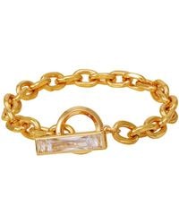 Vince Camuto - Crystal Toggle Chain Bracelet - Lyst