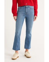 FRAME - Le Cropped Mini Bootcut Jeans - Lyst