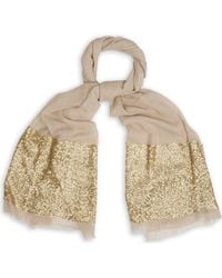 Saachi - Sequin Wool Formal Scarf - Lyst