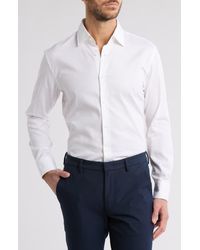 BOSS - Max Kent Slim Fit Cotton Dress Shirt - Lyst