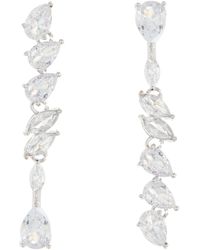 Nordstrom - Angled Cz Link Drop Earrings - Lyst