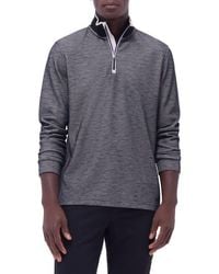 Bugatchi - Quarter Zip Performance Pullover - Lyst