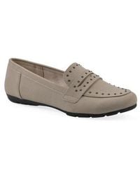 White Mountain - Giada Stud Driving Loafer - Lyst