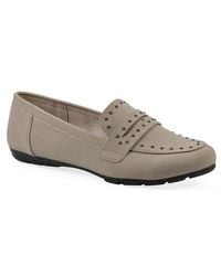 White Mountain - Giada Stud Driving Loafer - Lyst