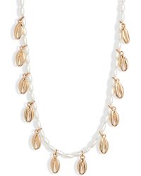 THE KNOTTY ONES - Beaded Shell Necklace - Lyst