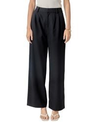 English Factory - Pleat Front High Waist Wide Leg Pants - Lyst