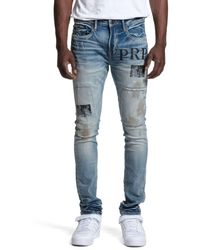 PRPS - Distressed Graphic Skinny Jeans - Lyst