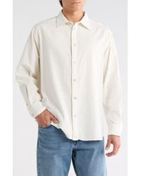 Rag & Bone - Mateo Long Sleeve Button Front Shirt - Lyst