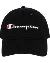 champion hat black