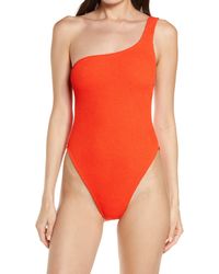 GOOD AMERICAN - Always Fits One-shoulder One-piece Swimsuit - Lyst
