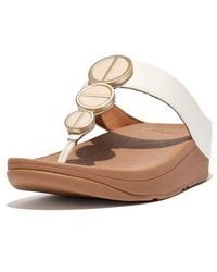 Fitflop - Metallic Medallion Flip Flop - Lyst