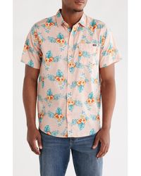 Hurley - Congo Regular Fit Short Sleeve Button-Up Shirt - Lyst