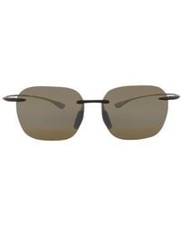Maui Jim - Core 50Mm Polarized Square Sunglasses - Lyst